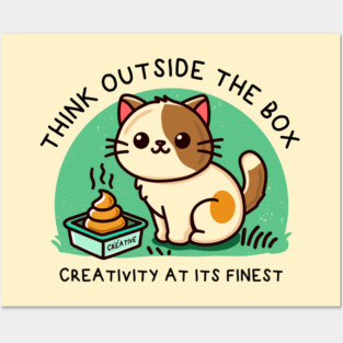 THINK OUTSIDE THE BOX Posters and Art