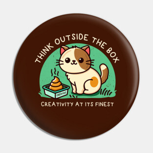 THINK OUTSIDE THE BOX Pin