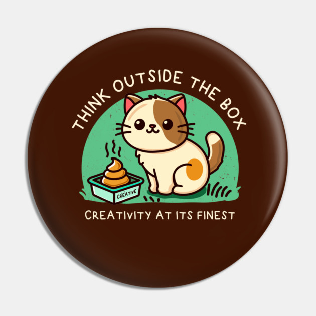 THINK OUTSIDE THE BOX Pin by Fabrik