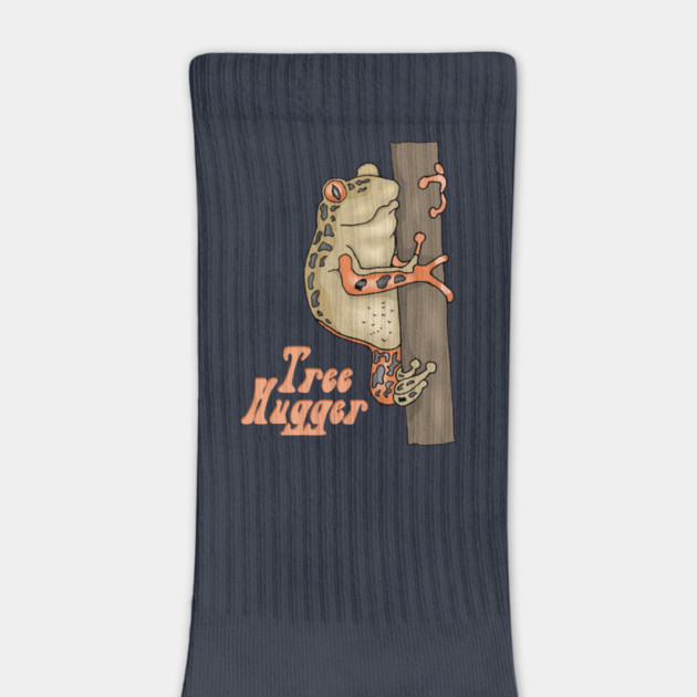 Retro Tree Hugger Tree Frog by HolidayBug