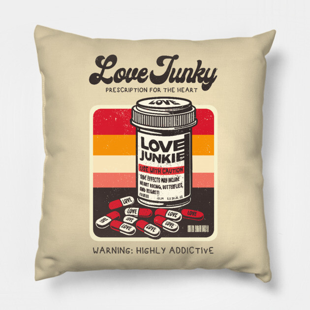 LOVE JUNKIE Pillow by Fabrik