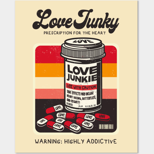 LOVE JUNKIE Wall Art by Fabrik