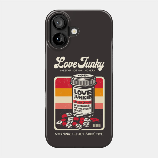 LOVE JUNKIE Phone Case by Fabrik