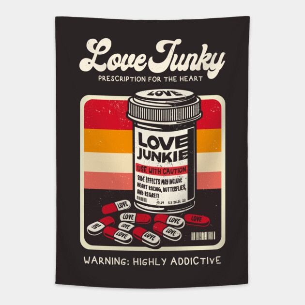 LOVE JUNKIE Tapestry by Fabrik