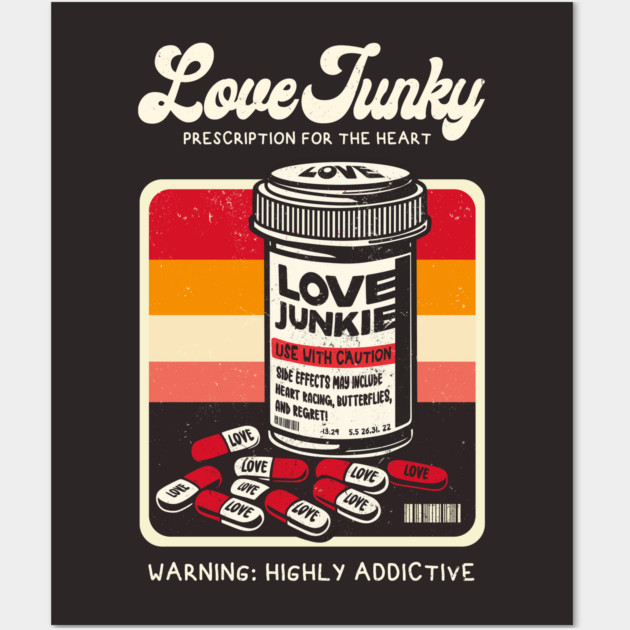 LOVE JUNKIE Wall Art by Fabrik