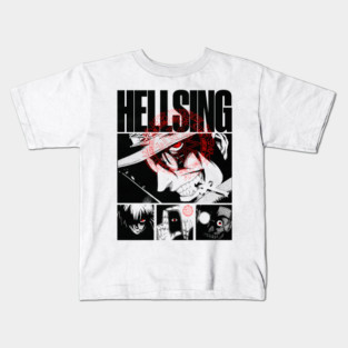 Hellsing Anime and Manga Fanart Kids T-Shirt