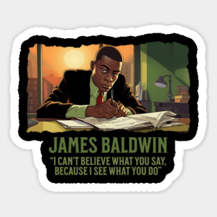 James Baldwin - Black History Icon Magnet