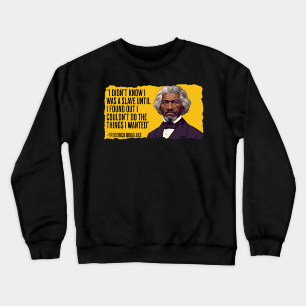 Frederick Douglass - Black History Icon Crewneck Sweatshirt by UrbanLifeApparel