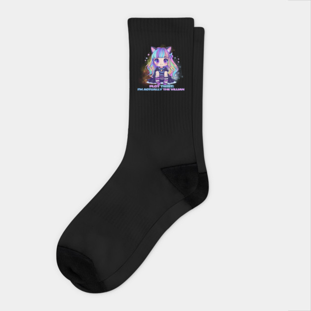Anime Energy: Bold, Vibrant, and Full of Style Socks by Steve