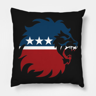 Libertarian Lion Pillow