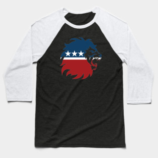 Libertarian Lion Baseball T-Shirt