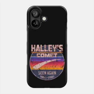 Halley’s Comet: A Celestial Wonder in Motion Phone Case
