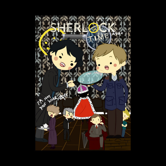 Sherlock Adventure Time Fan Art Sherlock Phone Case TeePublic