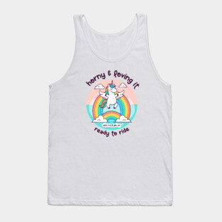 HORNY & LOVING IT Tank Top