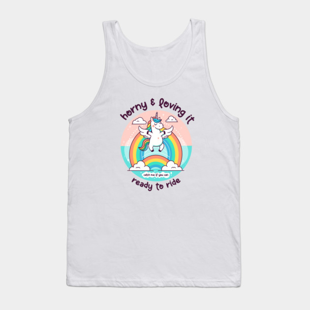 HORNY & LOVING IT Tank Top by Fabrik