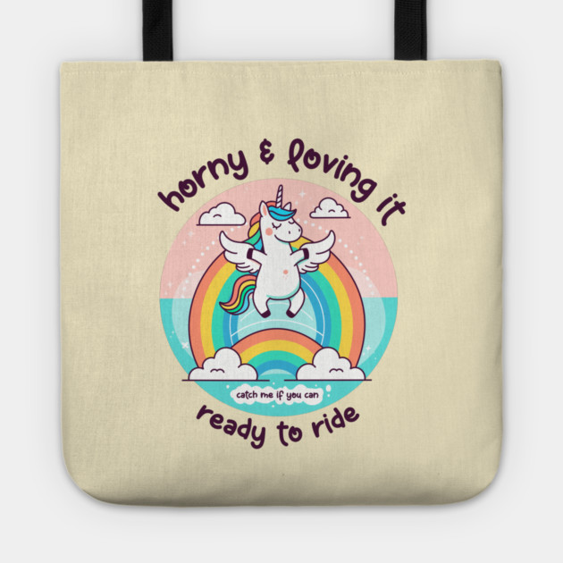 HORNY & LOVING IT Tote by Fabrik