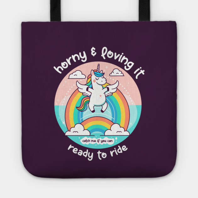 HORNY & LOVING IT Tote by Fabrik