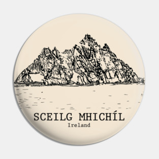 Sceilg Mhichíl - Ireland Pin