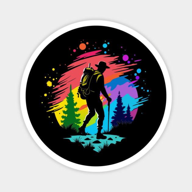 Hiking Solo Summit Ver. 1 Magnet by TurnEffect