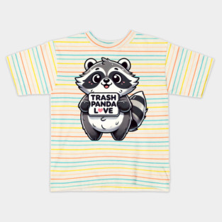 trash panda love Kids T-Shirt