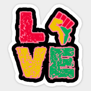 Black History Month Love For Valentines Day Magnet