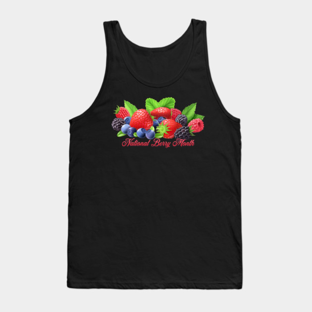 National Berry Month Tank Top by HolidayBug