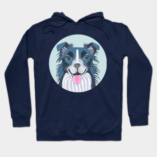 Cute Border Collie Dog Hoodie