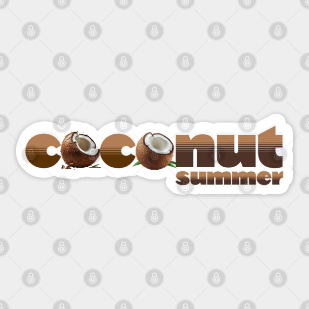 Coconut Summer Sticker by HolidayBug