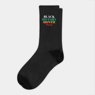 Black History Month Period Socks
