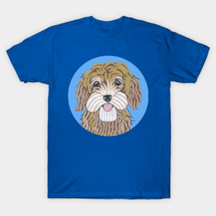 A Cute Golden Doodle Dog T-Shirt
