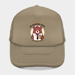 NO TALK BEFORE COFFEE Hat