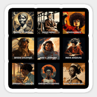 Icons of Black History - Women's Edition Magnet