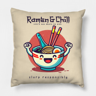 RAMEN & CHILL Pillow