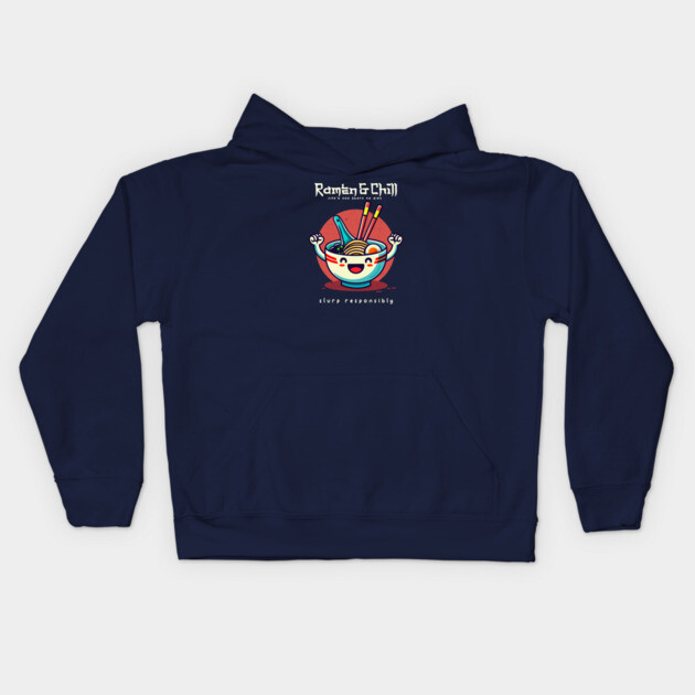RAMEN & CHILL Kids Hoodie by Fabrik