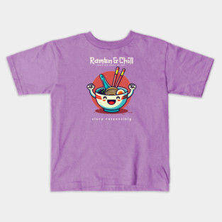 RAMEN & CHILL Kids T-Shirt