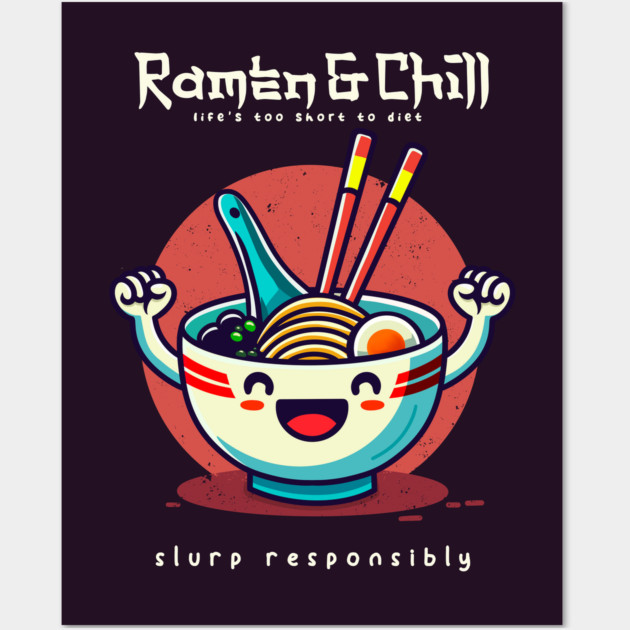 RAMEN & CHILL Wall Art by Fabrik