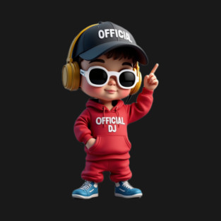 Official Dj 3D Chibi Boy T-Shirt