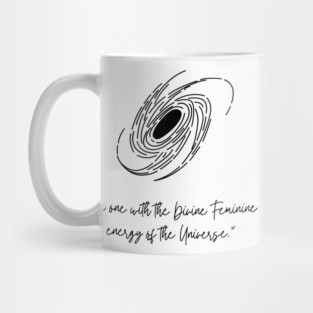 Divine Feminine Energy Line Art Mug