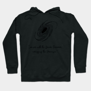Divine Feminine Energy Line Art Hoodie