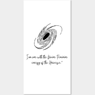 Divine Feminine Energy Line Art Posters and Art