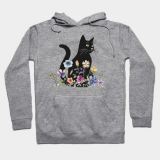 Midnight Blooms Hoodie