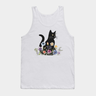 Midnight Blooms Tank Top