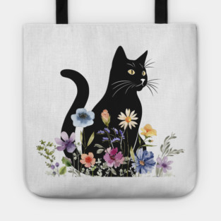Midnight Blooms Tote