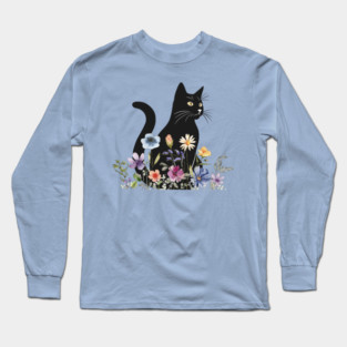 Midnight Blooms Long Sleeve T-Shirt