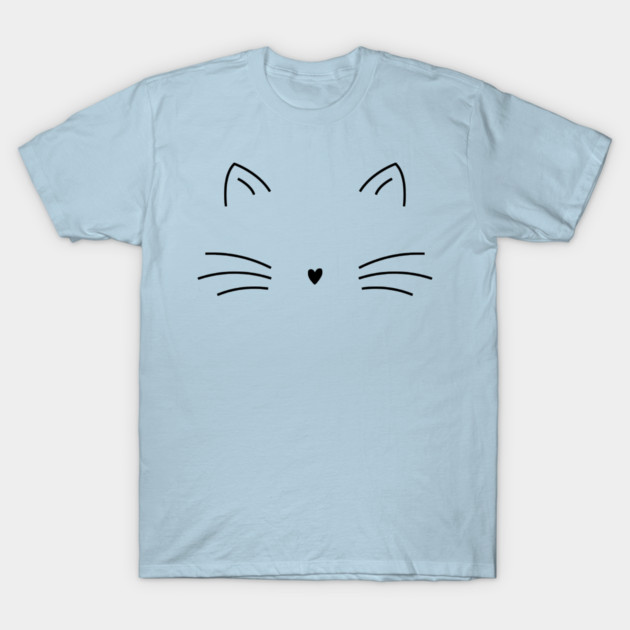 Elegant Minimalist Cat Line Art T-Shirt by Premachandra's Store
