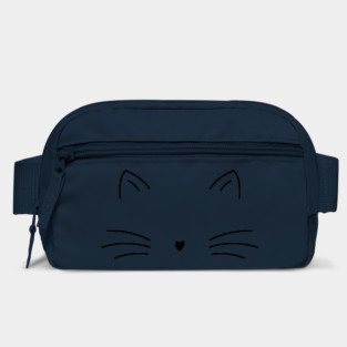 Elegant Minimalist Cat Line Art Bag