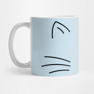 Elegant Minimalist Cat Line Art Mug