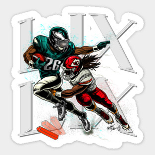 Saquon Showdown - Super Bowl 59 Edition Sticker