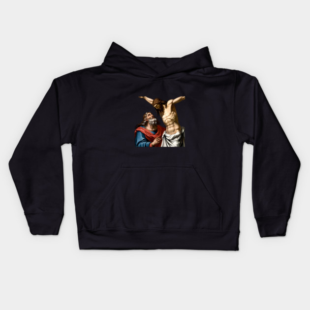 Messiah's Journey Exploring the Life of Jesus Kids Hoodie by animegirlnft
