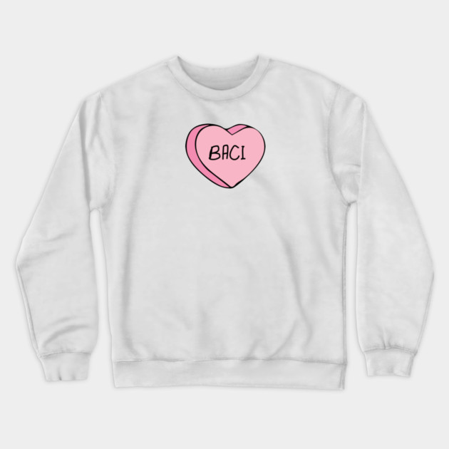 Baci Crewneck Sweatshirt by Laura Contarino